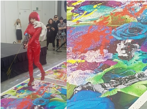 John Sudheer at Korean Art Opens 2019 Global Art Fair Singapore